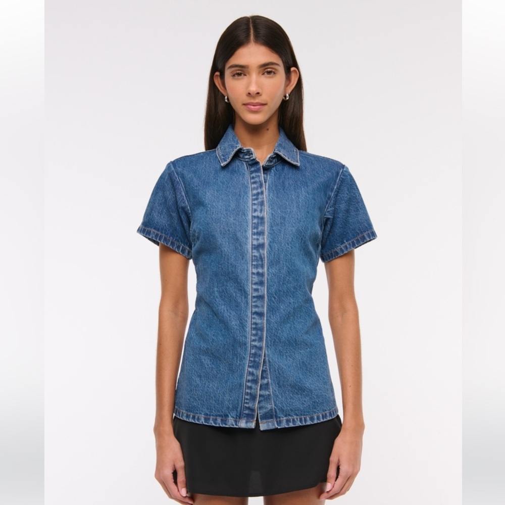 Abercrombie & Fitch women's denim top size M